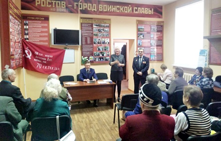 Встречи с избирателями - Совет ветеранов Октябрьского района